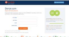 Desktop Screenshot of denze.com